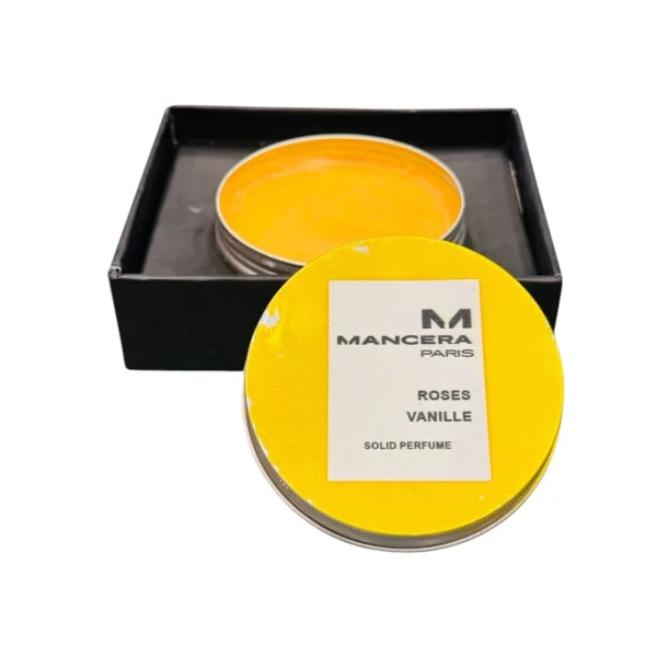 صوليد برفيوم ( مخمريه ) مانسيرا روزس فانيلا | SOLID PERFUME ROSES VANILLE BY MANCERA 60 G